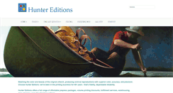 Desktop Screenshot of huntereditions.com